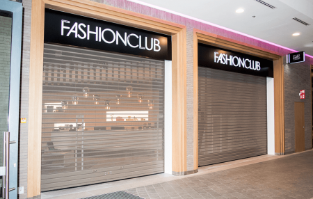 Grilles de magasin micro-perforés - FASHION CLUB - Rive Gauche